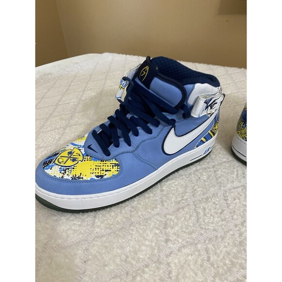 Nike Air Force 1 Mid Premium Michael Vick Collection Royale Blue 2006 Size 12.5 - Picture 10 of 16